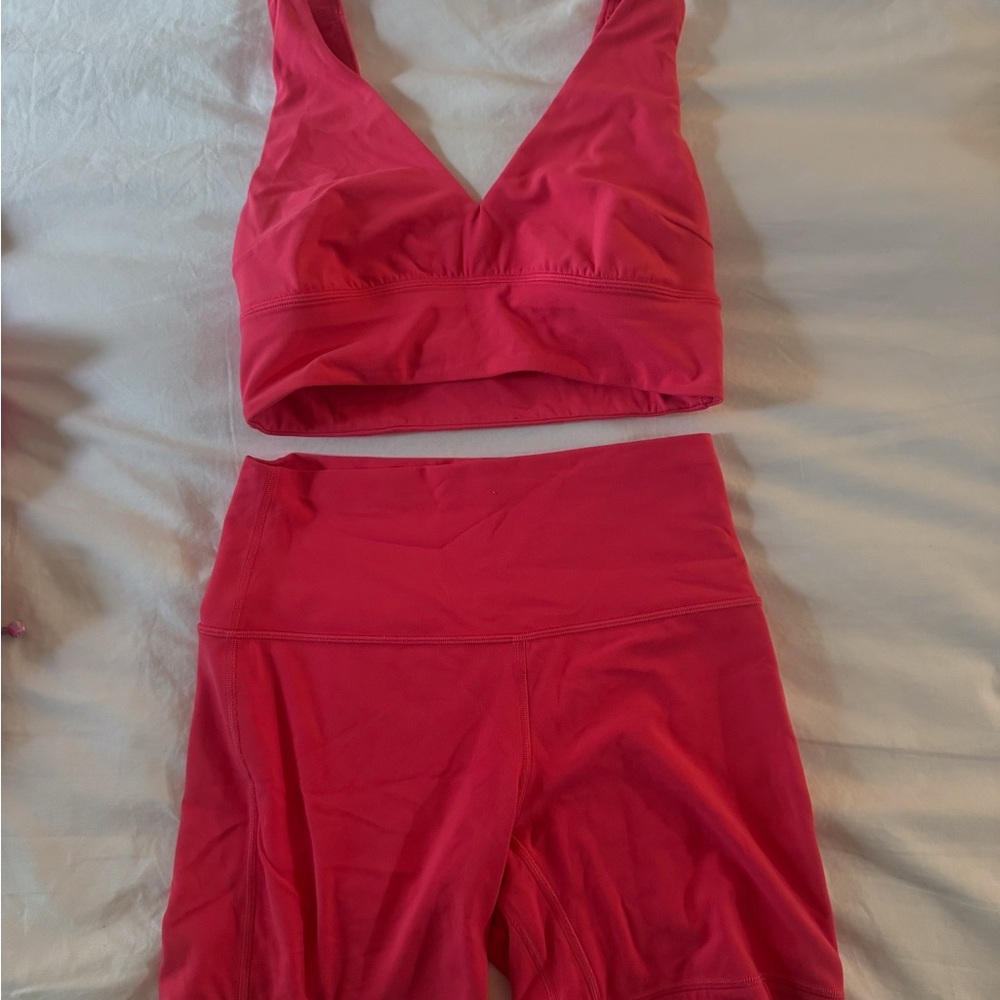 Lululemon Athletica Pink Bike Shorts
